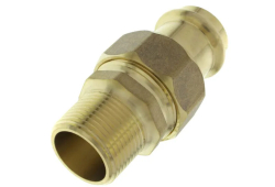 1" Carbon Steel Union. Press x Male