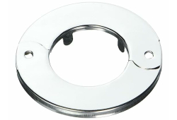 1-1/2" Floor and Ceiling Plate, IPS Split Plastic, Chrome Polished
