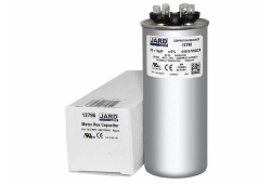 Run Start Capacitor, Round, 60/10 MFD, 440/370