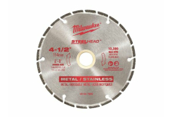 4-1/2" Metal Cutting Blades, Diamond Cut-Off Wheel, Steel Head