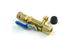 1/4″ Vacuum Charge Ball Valve, Side Port, 4 in 1, Charge Tool