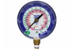 3-1/8" Blue Compound Dry Manifold Gauges