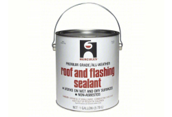 Roof and Flashing Sealant, flexible, weatherproof coating 1-Gallon