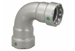 2" 90 Degree Press Elbow, Carbon Steel, PEX x PEX