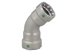 2" x 2" 45 Degree Press Elbow, Carbon Steel, PEX x PEX