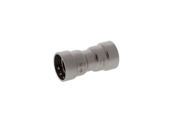 1-1/2" Press Coupling, Carbon Steel, Less Stop, Press x Press