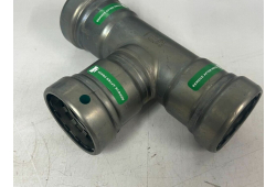 1-1/2" Press Tee, Carbon Steel, Press x Press x Press