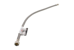 30" Braided Stainless Steel Hose Faucet Connector (3/8" Compression x 1/2" FIP)