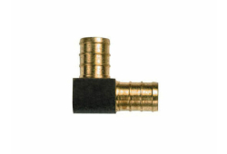 1/2" x 1/2" 90-Degree, PEX Crimp Brass Elbow, Lead Free