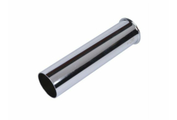 1-1/2" x 8" Brass Flanged Tailpiece, Chrome