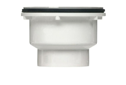 2" 2-Part PVC-Solvent Weld Shower Drain with Stainless Steel Strainer