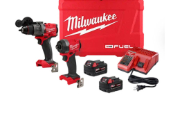 M18 Combo Kit, 1/2" Hammer Drill and 1/4" Hex Impact Driver (Includes Battery and Charger)