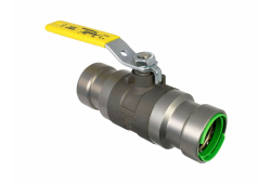 2" Carbon Steel Ball Valve With Handle, Female x Press