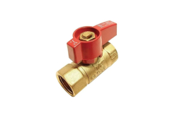 1", Brass Gas Ball Valve