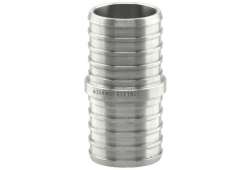 1/2" Stainless Steel PEX Coupling