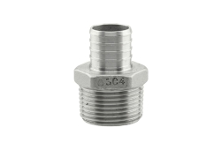 1/2" PEX X MIP Stainless Steel Adapter Boshart