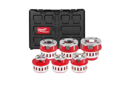 1/2"-2" HIGH SPEED NPT Portable Pipe Threading Forged Aluminum Die Head Kit