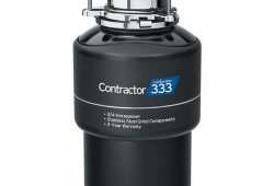 Continuous-Feed Garbage Disposal, Stainless Steel, 3/4 HP