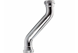 1-1/2" Chrome 1-Piece Double Offset Tubing
