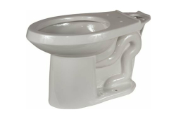 Round Front Toilet Bowl, Biscuit, 1.28/1.6 Gallons per Flush
