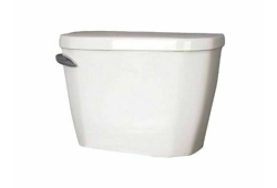 Toilet Tank, Biscuit, 1.28 Gallons per Flush