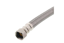 3/4" Stainless Steel Corrugated Water Heater Connector, Flexible, 12" Long