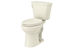 12" Rough-In Two-Piece Round Front Toilet, 1.28 gpf, Biscuit
