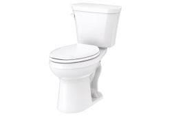 12" Rough-In Two-Piece Elongated Toilet, 1.28 gpf, White