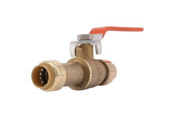 1/2" Sharkbite Push Ball Valve, Lead-Free, Sharkbite x Sharkbite