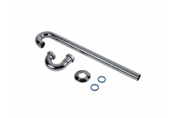 1-1/4 " S-Trap Without Cleanout, Slip Joint, Brass