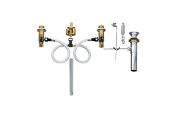 Moen 69000, Bulk Pack Widespread Valve, 8"-16" Center, 1/2" IPS Connection, M-Pact Series