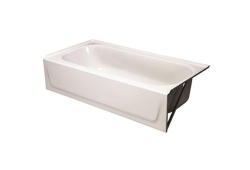 Bootz 3364WHT, 60" x 30" Bath, Right-Hand Drain, White, Aloha Collection