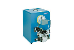 Oil-Fired Boiler and Rear Flue Kit with Coil, 88-110 MBH