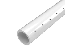 3" x 10' PVC Pipe, Sewer and Drain, Perforated