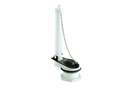 Non-Metallic Flush Valve with Toilet Flapper and Chain