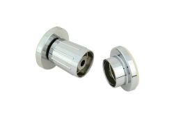 Shower Rod Flange, Adjustable, Chrome
