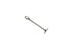 1" x 36" Universal Support Kit with Flange, Chrome