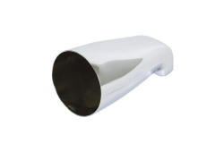 1/2" Tube Spout, Chrome, Front Connections