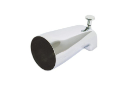 1/2" Diverter Spout, Chrome, Front Connections