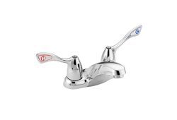 Moen 8800, Two-Handle Centerset Bathroom Faucet, 4" Center, Chrome, 1.2 gpm, M-Bition Collection