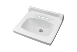 Gerber 12-224-00, 19" x 17" Vanity Top Bathroom Sink, 4" Center, Marquis Collection
