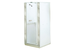 E.L. Mustee 80, 32" x 32" Shower with Skirt and Base