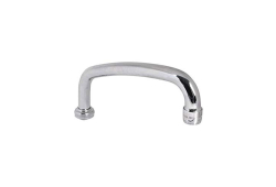 Central Brass SU363RA, 8" Tube Spout with Aerator, Chrome