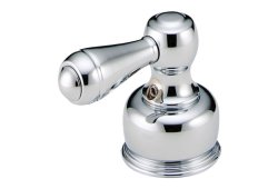 Delta H25, Metal Lever Handles for Two-Handle Faucet, Chrome, Hot and Cold