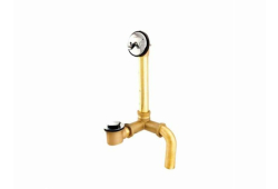 Pop-Up Bath Drain with Plated Zinc Nuts