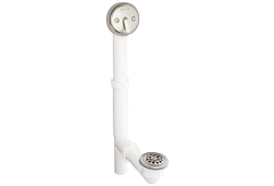 Bath Tub Waste with Trip lever, Quick Adjust, Chrome