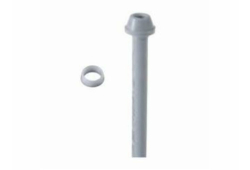 3/8" OD x 12" Long 1-Piece Poly Lav Riser