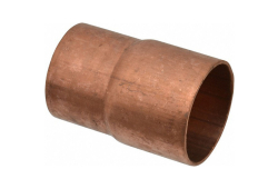 2" x 1-1/2" Copper Reducing Coupling, DWV, Press Fitting x Copper