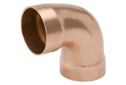 1-1/2" Copper 90 Degree Elbow, Type DWV, Copper x Copper