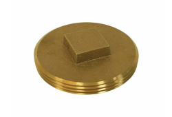 1-1/2" Copper Raised Head Cleanout Plug